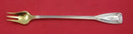 Saint Dunstan By Tiffany Sterling Silver Cocktail Fork gold wash  6"