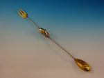 Gorham #271 Sterling Silver Olive Pickle Spear Combination Aesthetic 3D c1888