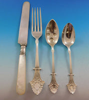 Louis XIV by Gorham Sterling Silver Flatware Set Service 48 Pieces Antique c1870