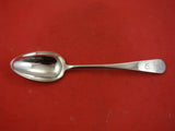 J.L. Joseph Loring Coin Silver Dinner Spoon Boston c.1770-1790 8 7/8" Vintage