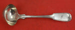 Coin Silver by Various Makers Gravy Ladle Chicago Fiddle Thread 6"